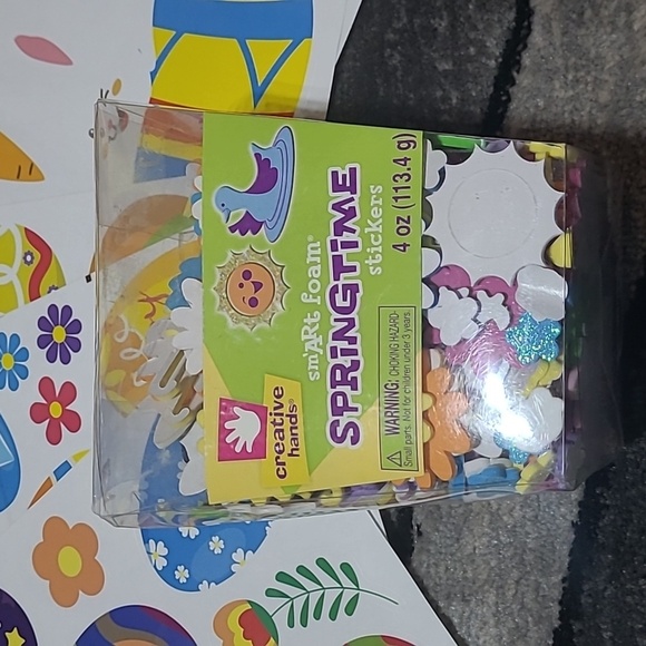 CREATIVE HANDS SPRINTIME FOAM STICKERS 10 SHEETS EASTER STICKERS ๐ฃ BUNDL - Picture 2 of 10